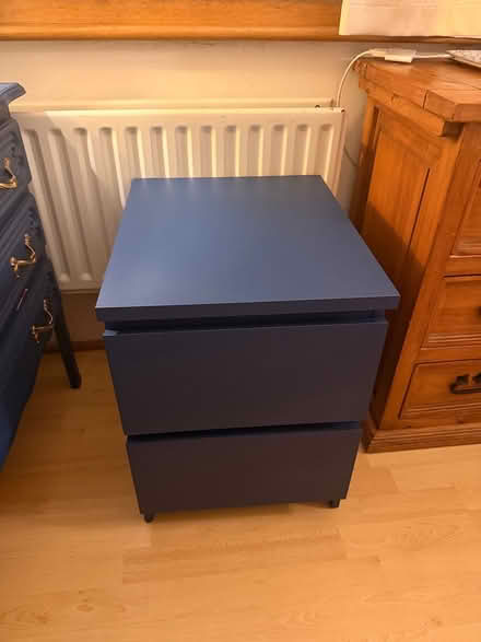 Photo of free Bedside table blue (W6- Hammersmith) #2