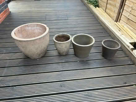 Photo of free Concrete outdoor pots (Wollaton NG9) #1