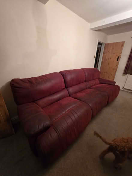 Photo of free Red Sofa (Elworth CW11) #2