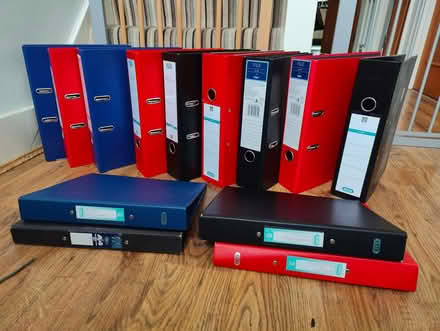Photo of free A4 ring binders - lever arch and standard (Enfield EN1) #1
