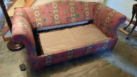 Photo of free Sofa bed and 2 arm chairs (Camelford) #2