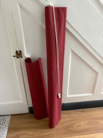 Photo of free Two dark red blinds. (Morrell Avenue OX4) #1