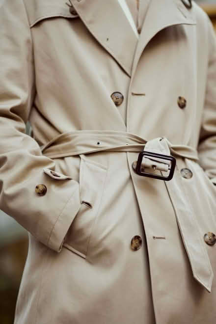 Photo of Beige or Tan trench/overcoat (Bournville B30) #2