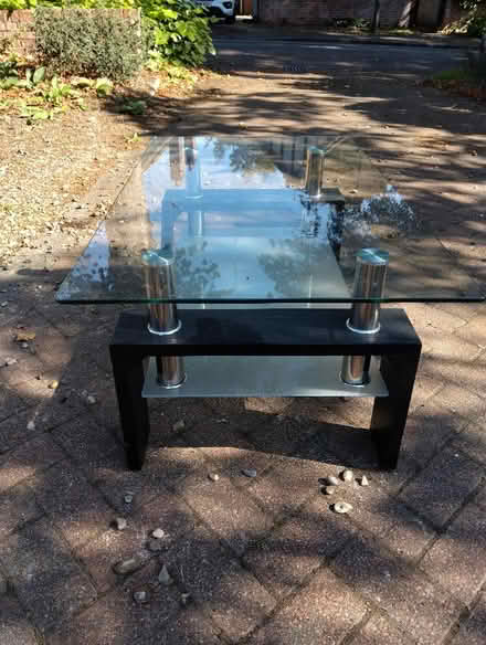 Photo of free Coffee table, glass top (Golden Triangle NR2) #2