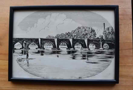 Photo of free Ink drawing of the original Trent Bridge (Keyworth NG12) #1