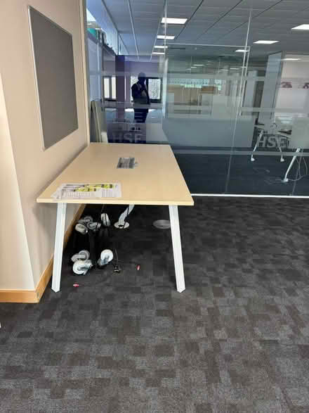 Photo of free office furniture table chair (Mk41 7TL) #2