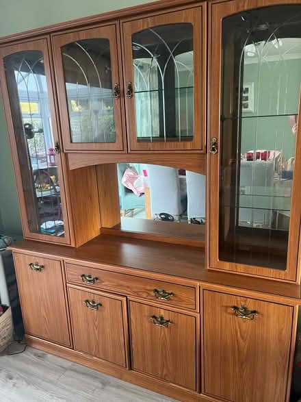 Photo of free Large wooden cabinet (Cox Green SL6) #1