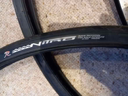 Photo of free 2 x bicycle wheels and 2 x tyres, history not known (Bernards Heath AL3) #2