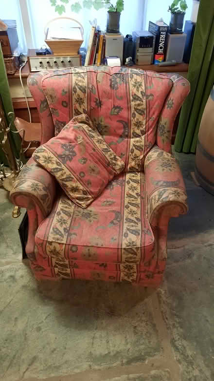 Photo of free Sofa bed and 2 arm chairs (Camelford) #3