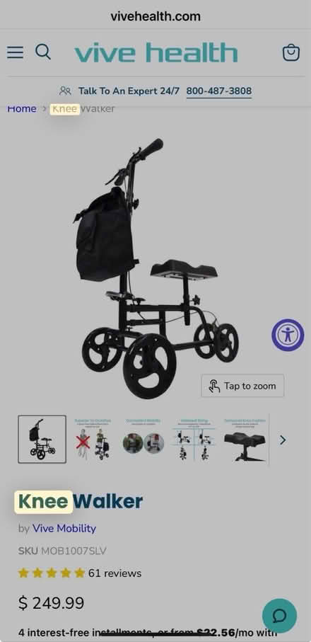 Photo of free Knee Scooter - Surgery (Derby) #1