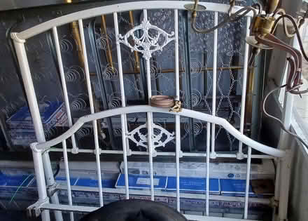 Photo of free Vintage iron bed double 4'6" (Gidea Park RM2) #1