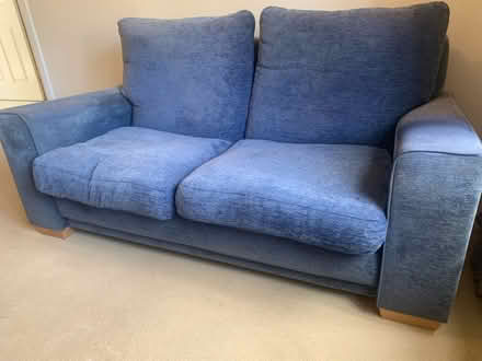 Photo of free 3 piece suite: 2 seater sofa + 3 seater sofa + chair (Saxmundam Sports & Recreation Club IP17) #1