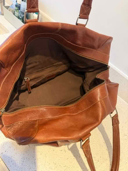 Photo of free M&S leather holdall (Lexden Colchester CO3) #2