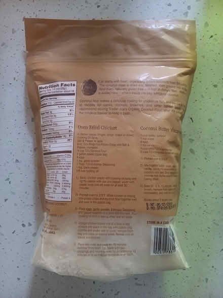 Photo of free Unopened but Old Coconut Flour (Winchester) #2