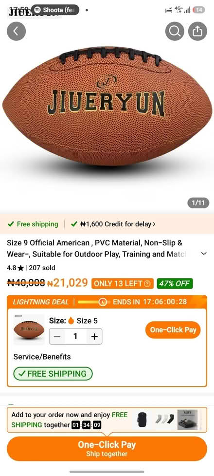Photo of American football (Calabar, Cross River) #1
