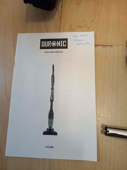 Photo of free Compact corded stick vacuum 600W, Duronic VC600 (Boscombe BH5) #2