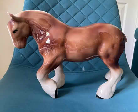 Photo of free Ceramic Shire Horse (Wooburn Green HP10) #1