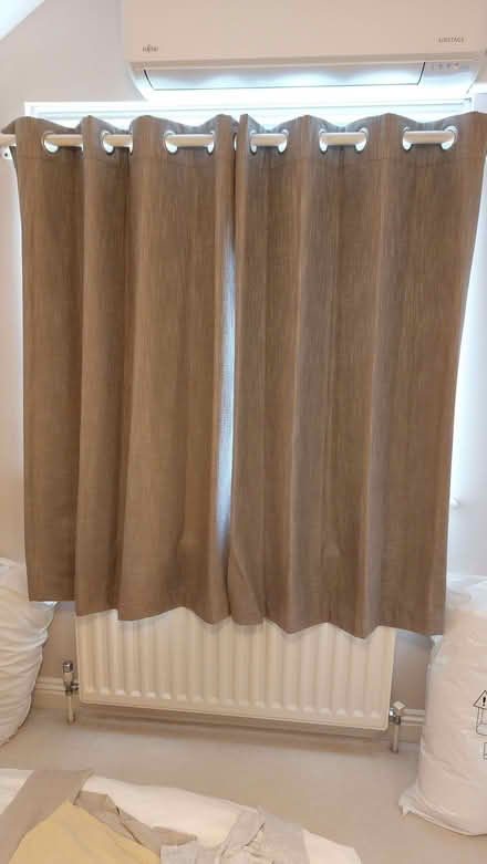 Photo of free Pair of Blackout Ring-top Curtains (Berg Estate RG22) #1