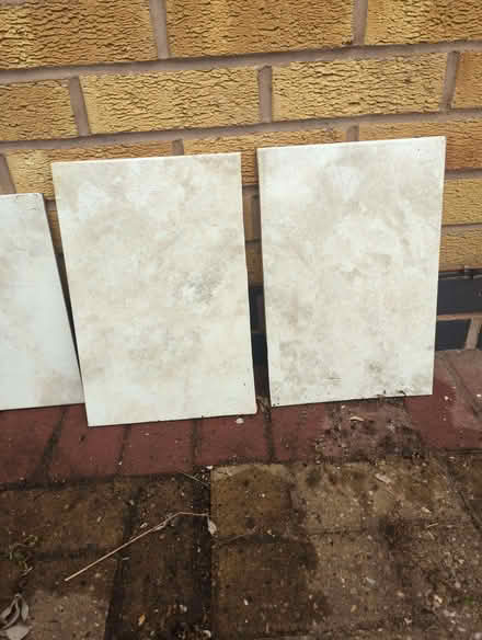 Photo of free Faux marble tiles x4 (Bingham NG13) #2