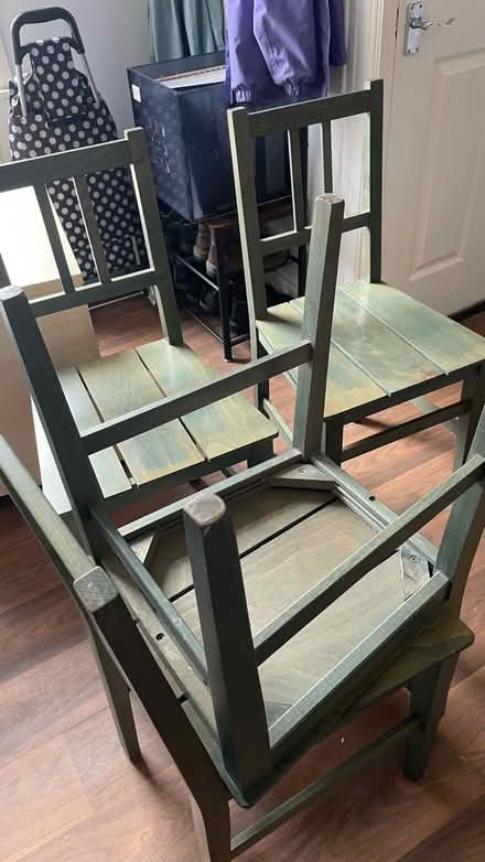 Photo of free Dining chairs x4 (M18 Gorton) #1