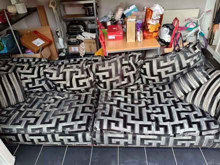 Photo of free Black and White sofa (Lower Penwortham PR1) #3