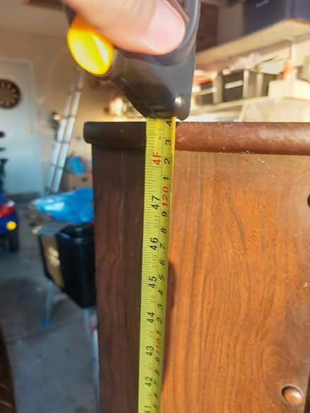 Photo of free Solid dark wood unit (Pl32 9) #3