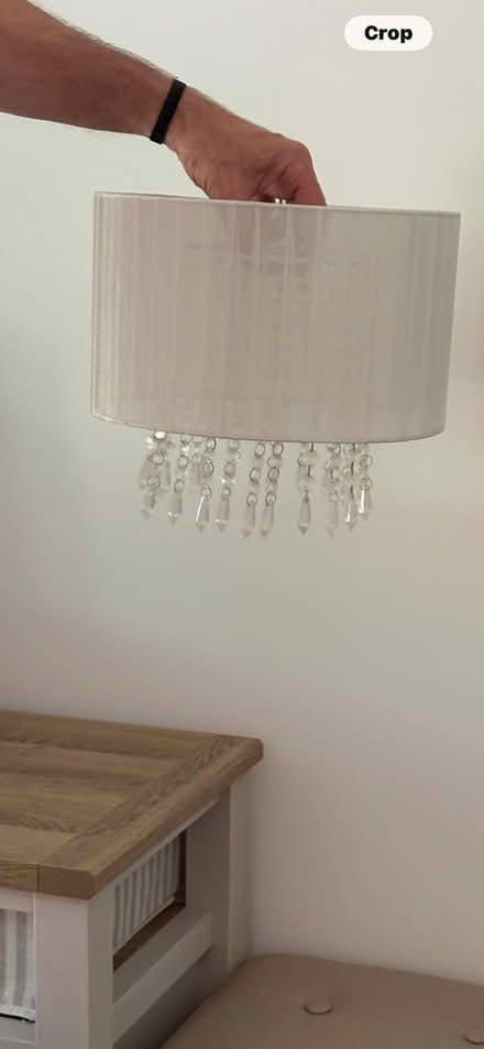 Photo of free 2 light shades (Stone, Berkeley GL13) #1