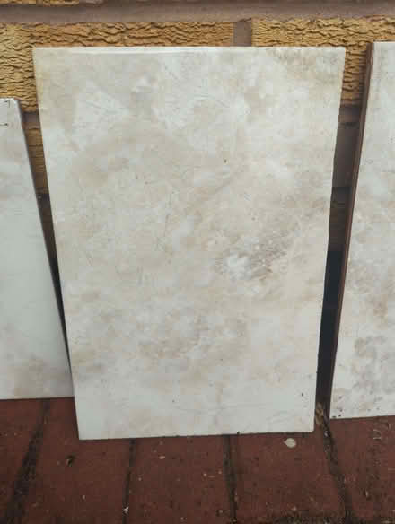 Photo of free Faux marble tiles x4 (Bingham NG13) #4