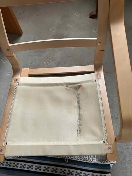 Photo of free IKEA Poang Chair, Seat Needs Repair (Saltaire BD17) #2