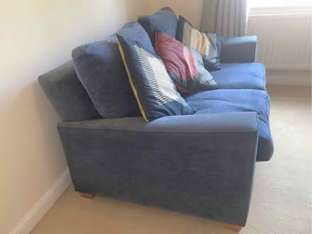 Photo of free 3 piece suite: 2 seater sofa + 3 seater sofa + chair (Saxmundam Sports & Recreation Club IP17) #2