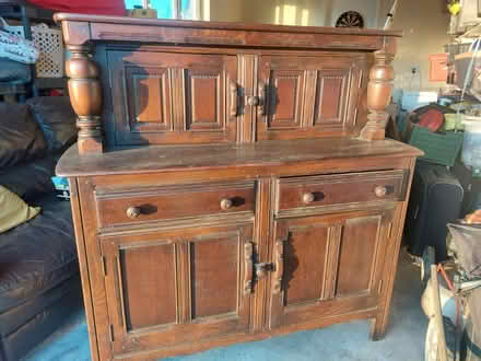 Photo of free Solid dark wood unit (Pl32 9) #1