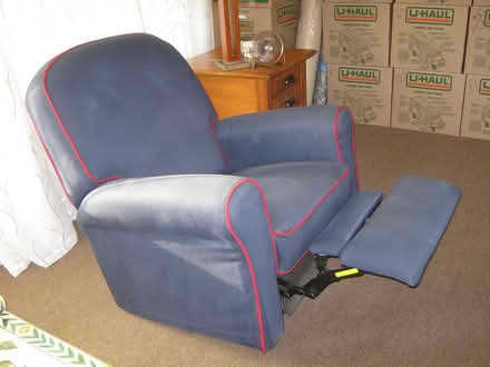 Photo of free Swivel rocker recliner-blue (Rancho Bernardo) #1