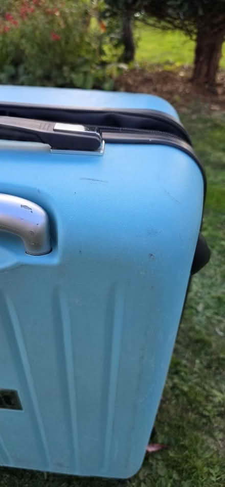 Photo of free Turquoise medium suitcase (Wr14 3pa) #3