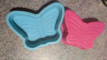 Photo of free 2 butterfly silicone cake moulds (Stinchcombe GL11) #1