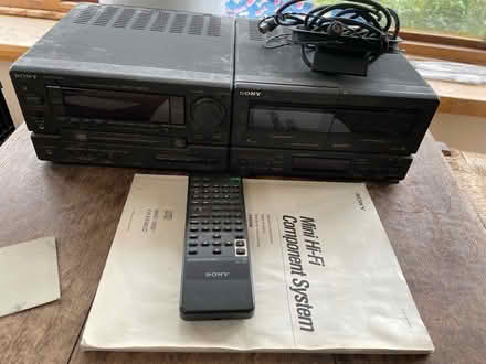 Photo of free Old Sony midi hi-fi system (Fairfield LA1) #2