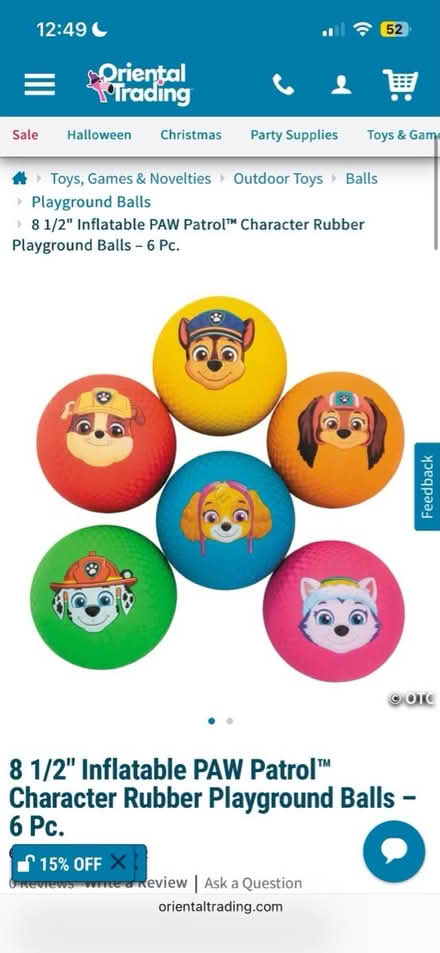 Photo of free Paw patrol balls (Montgomery Village) #2