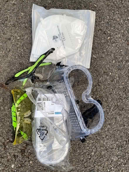 Photo of free Safety goggles, glasses & dust mask (Noke OX3) #1