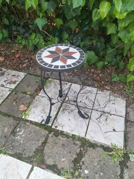 Photo of free Bistro table / Plant Stand (Stone Cross BN24) #1