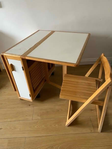 Photo of free Wood table, choice of size, 4 chairs (St Just TR19) #3