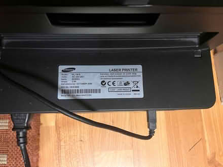 Photo of free Samsung black & white laser printer - needs a new cartridge (Torbrex FK7) #1