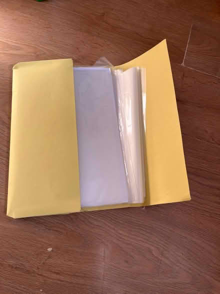 Photo of free Laminating pouches (Thame OX9) #1