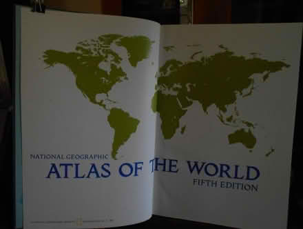 Photo of free 1981 National Geograhic World Atlas (Troy) #3