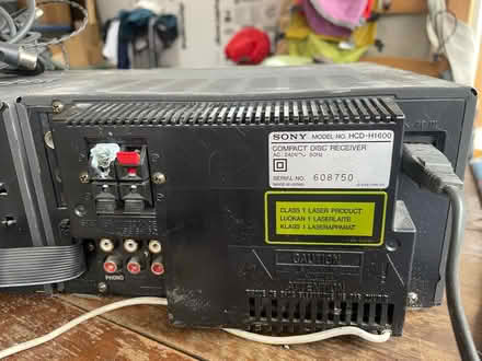 Photo of free Old Sony midi hi-fi system (Fairfield LA1) #3