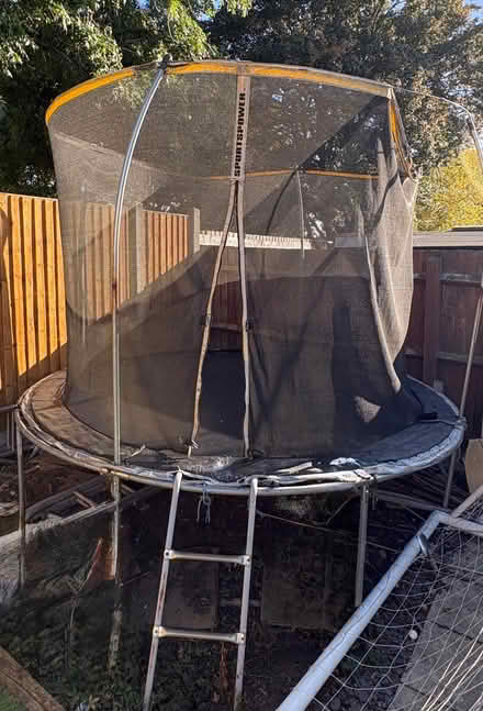 Photo of free Garden Trampoline and ladder (White Hills NN2) #1