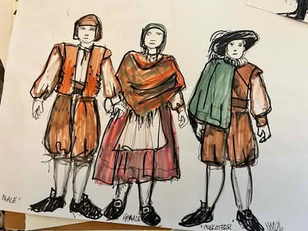 Photo of fabric, costume bits for Chester Little Theatre (Upton CH2) #2