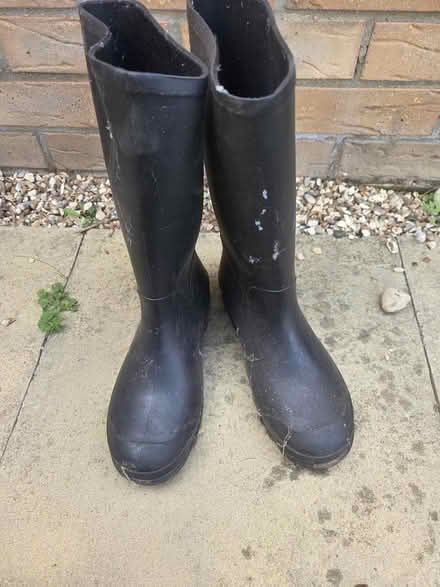 Photo of free Size 6 wellies. Worn 1s stored shed (RG2 Shinfield) #1