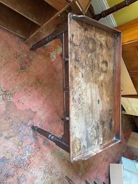 Photo of free Brown Wooden table c.1930 (Brook Green W14) #1