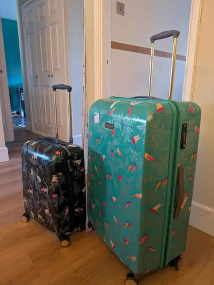 Photo of free 2x Sara Miller hard shell suitcases (Teddington TW11) #2