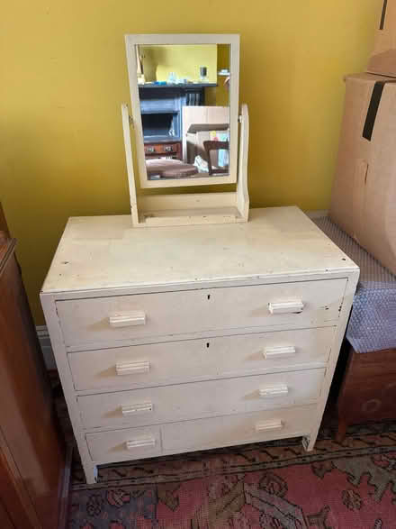 Photo of free White chest of drawers c.1930 (Brook Green W14) #1