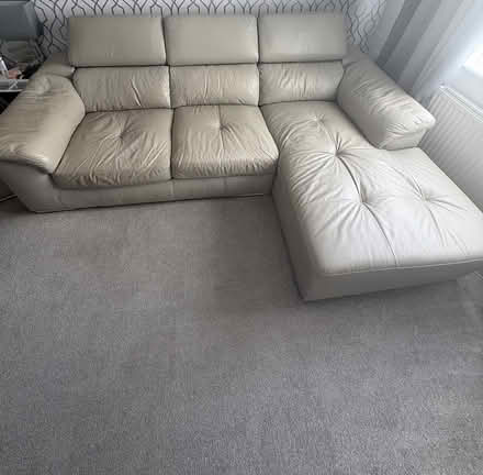 Photo of free Sofa - 3 seater and arm chair (Upton Wirral) #1